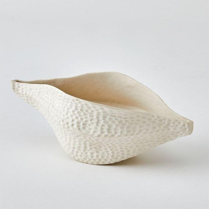 Decorative Objects Porcelain Pod - Matte White Large
