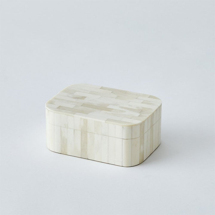 Super Ellipse Box-White Bone-Lg