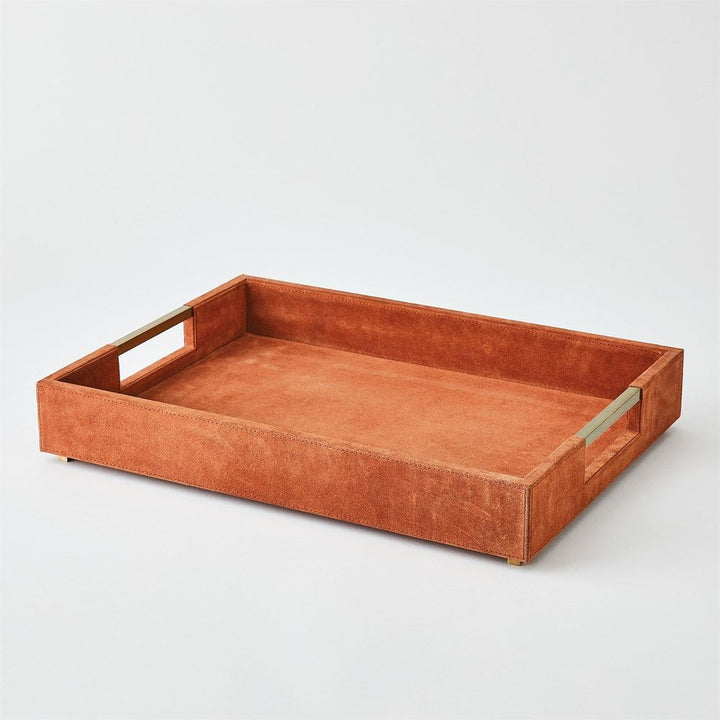 Posh Box-Rust Suede-Lg