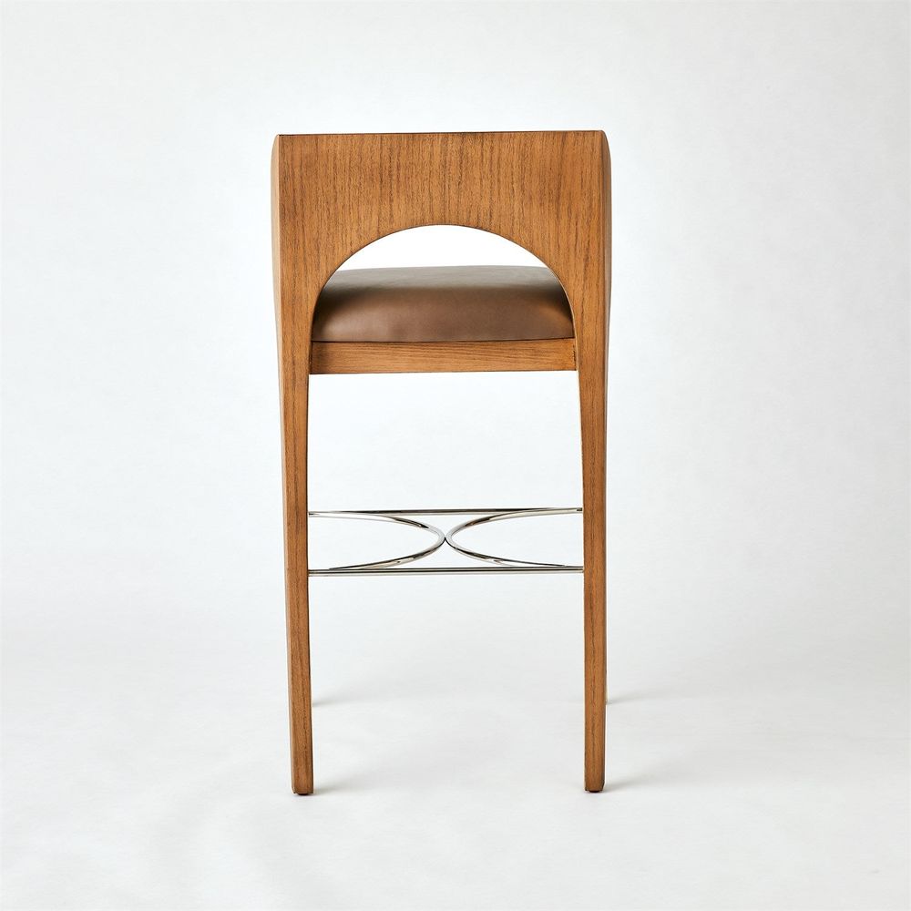 Bar & Counter Stools Arches Bar Stool - Nutmeg/Champagne