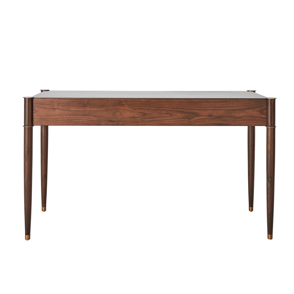 Triple Curve Desk - Walnut