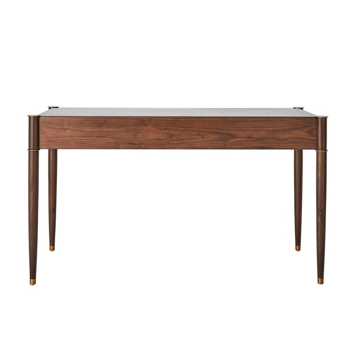 Triple Curve Desk - Walnut