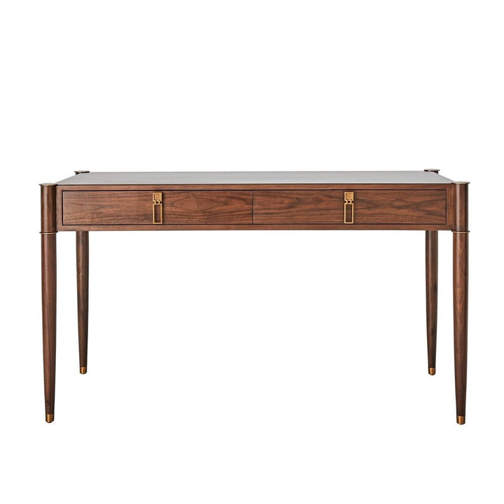 Desks Triple Curve Desk - Walnut