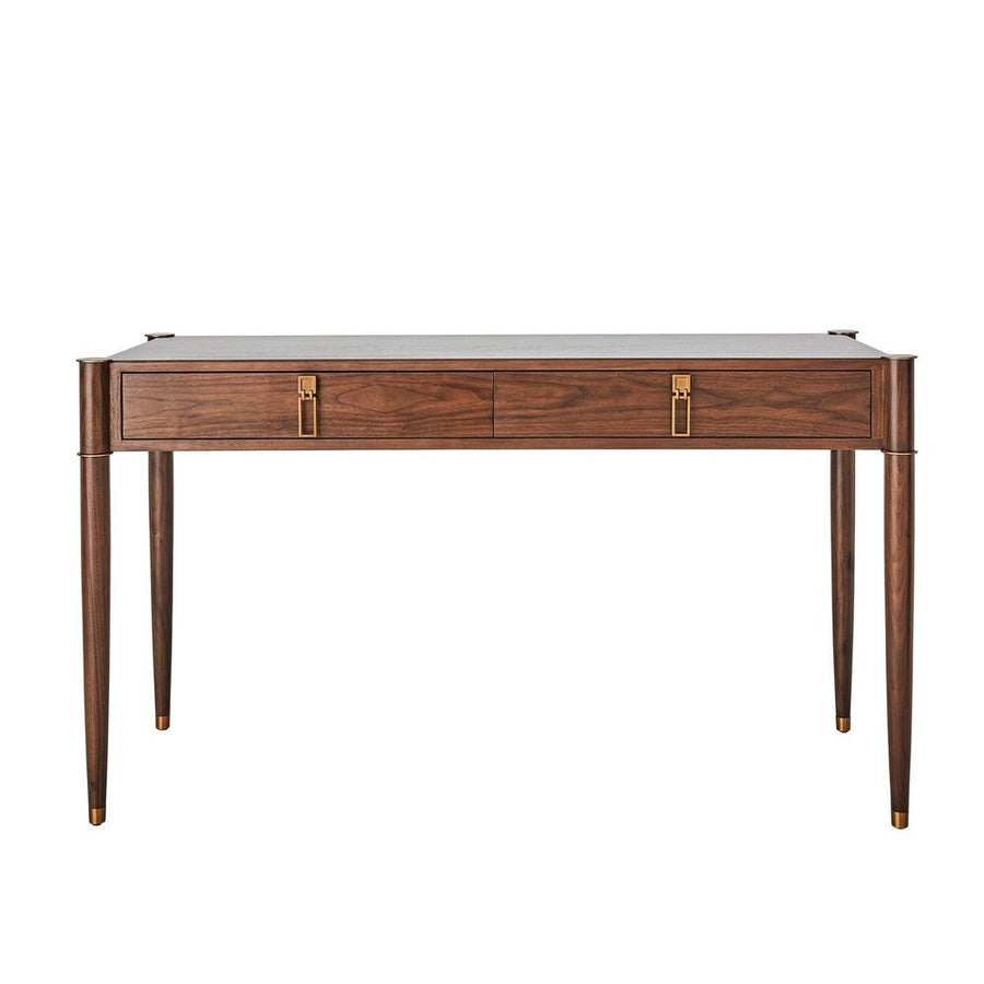 Desks Triple Curve Desk - Walnut