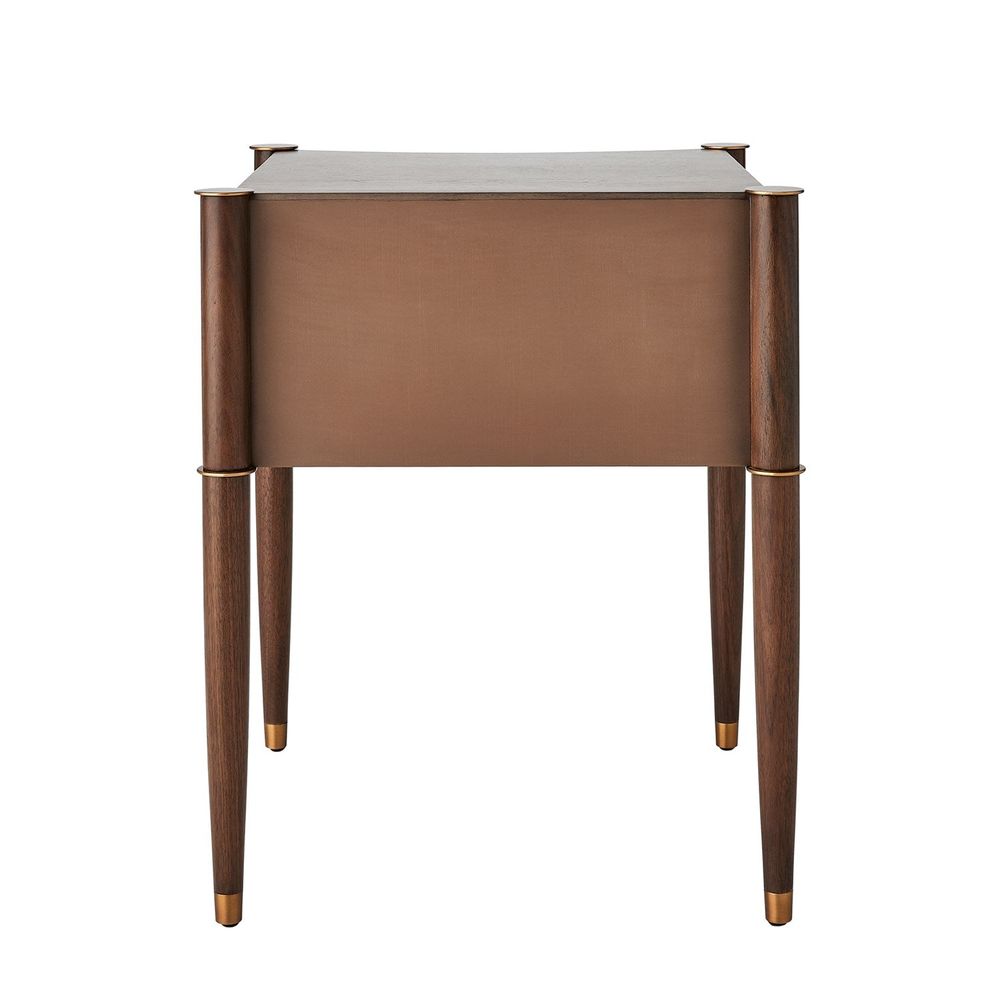 Side Tables Triple Curve Side Table-Walnut