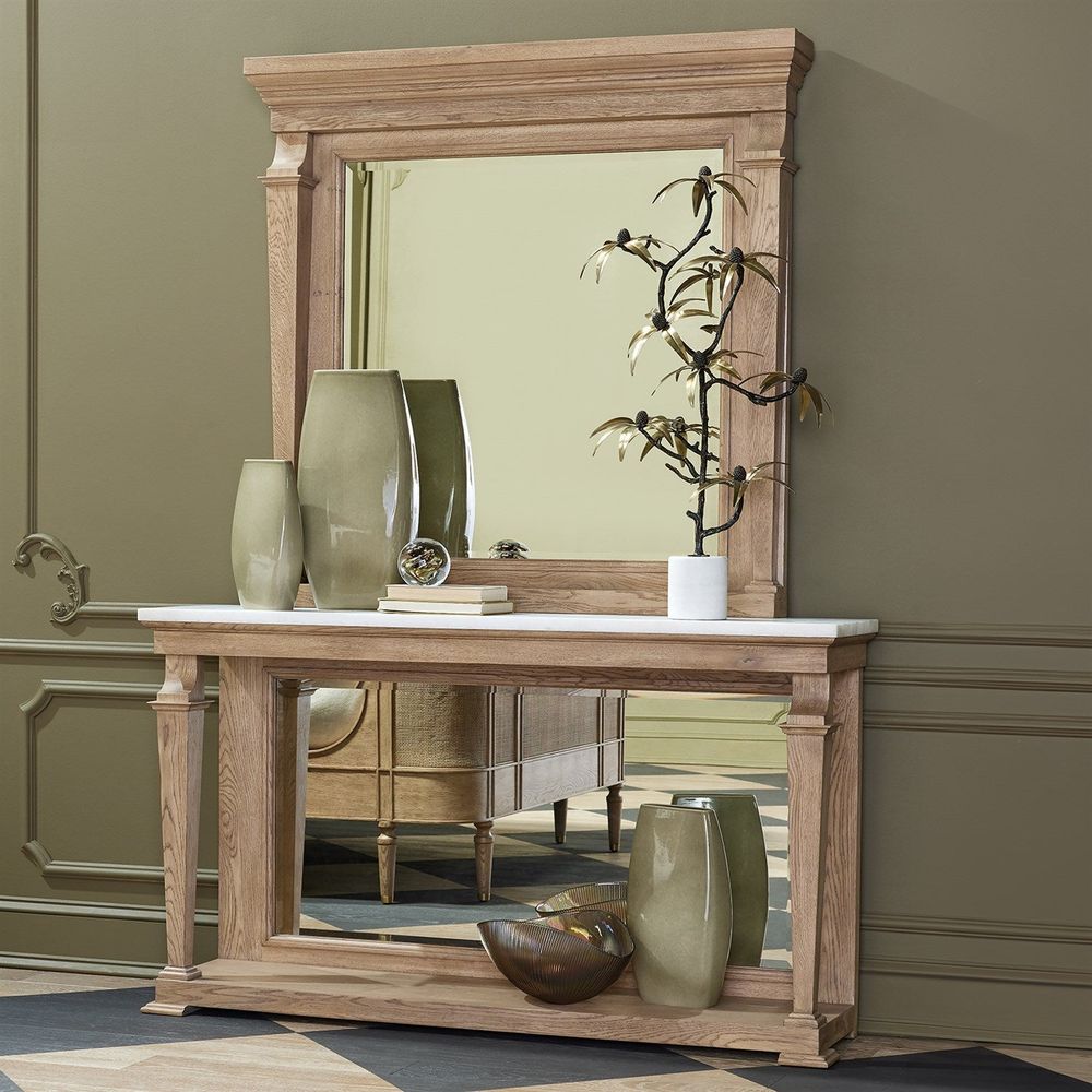 Josephine Mirror-Bleached Oak