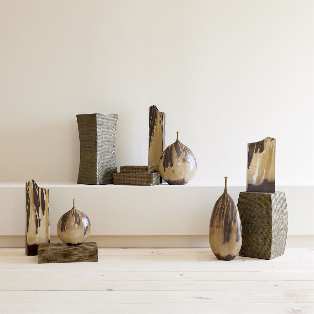Vases Splash Bottle - Umber Medium