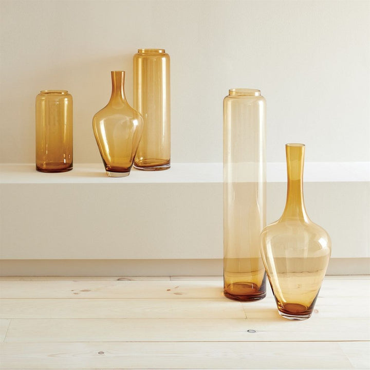 Datum Vase-Caramel-Med