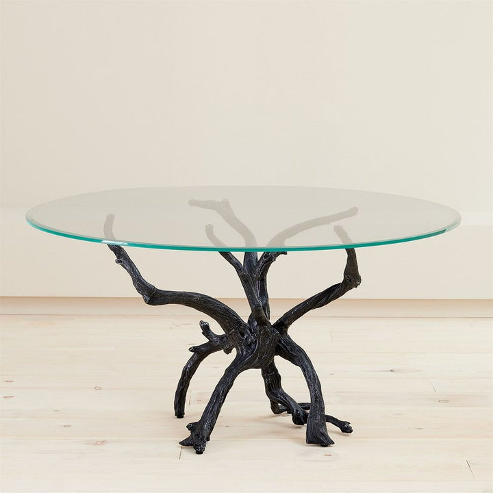 Dining Tables Monterey Dining Table w/60 Glass Top-Natural Iron