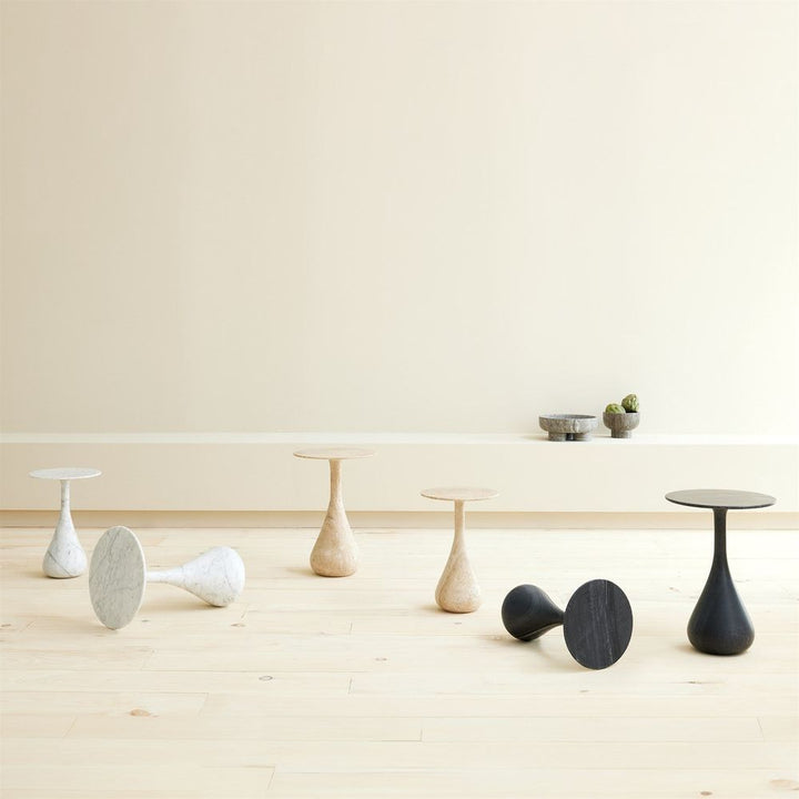 Side Tables Dea Table-Travertine-Sm