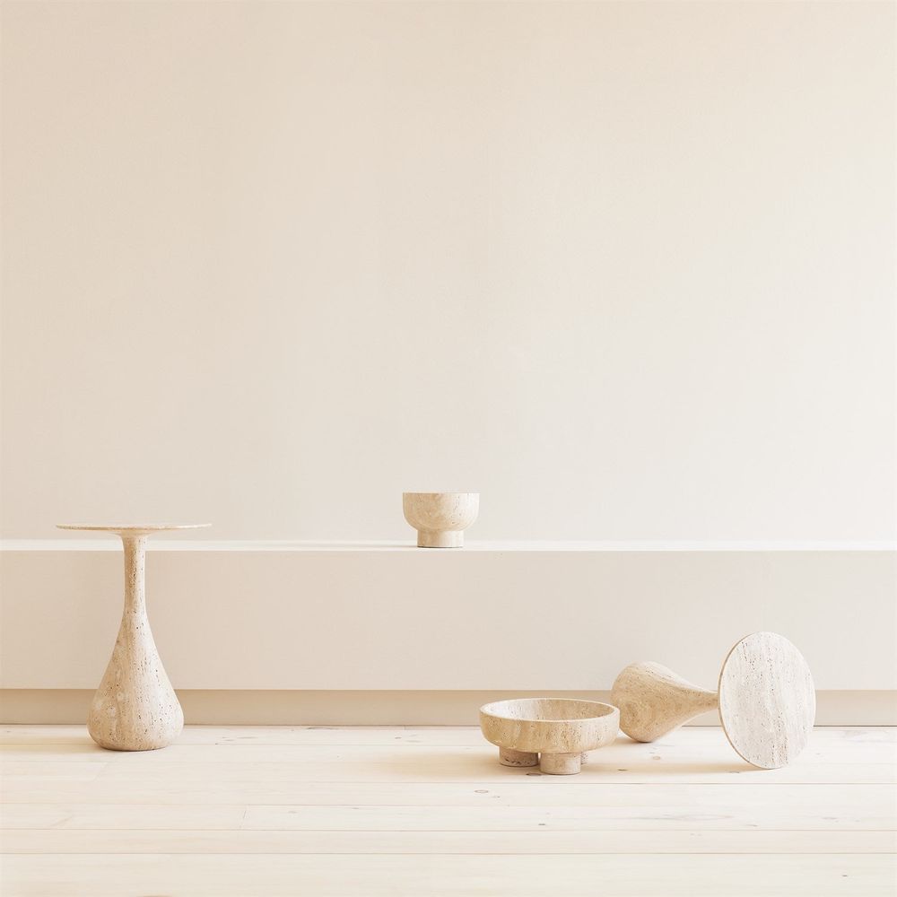 Dea Table-Travertine-Lg