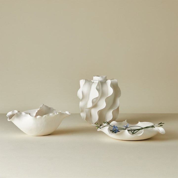 Folios Vase-Matte White