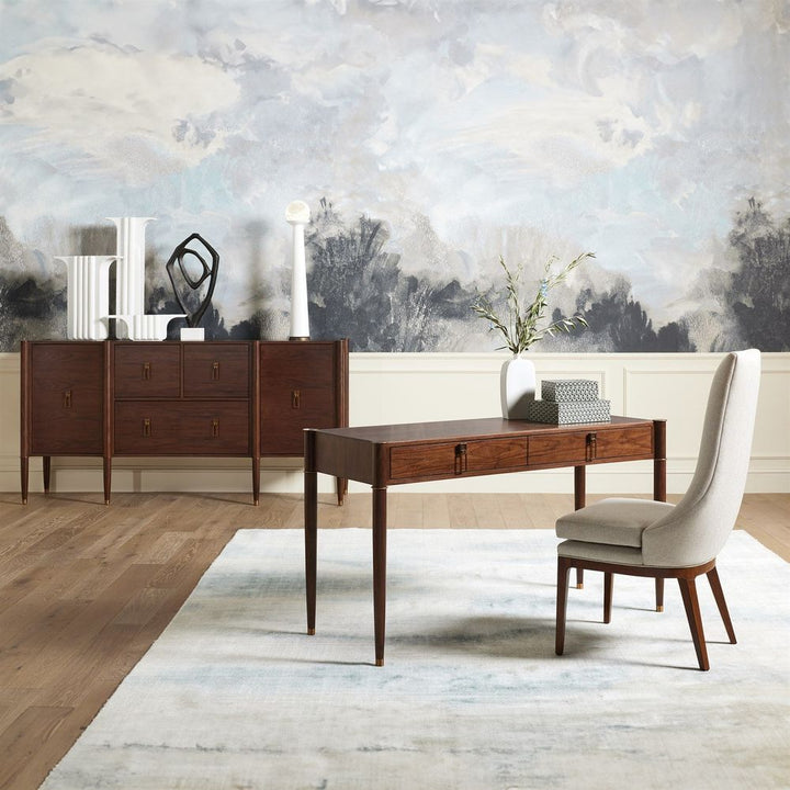 Sideboards & Credenzas Triple Curve Cabinet-Walnut