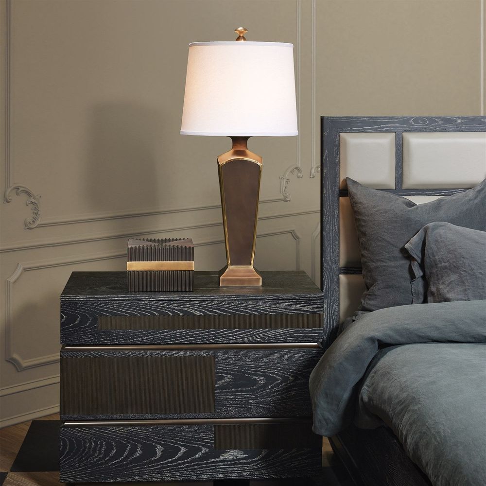 Beds Brazil King Bed-Black Cerused Oak