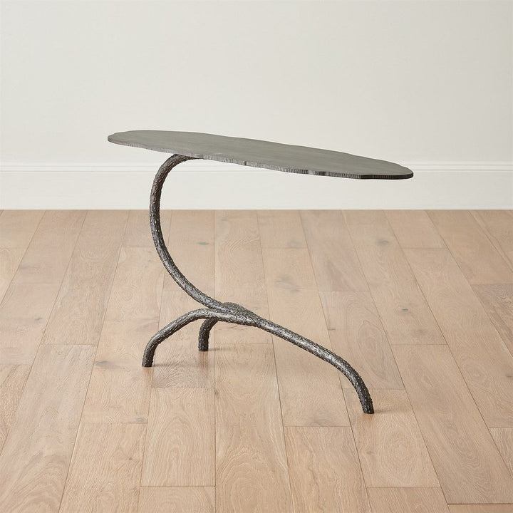 Forest Blossom Side Table - Natural Iron