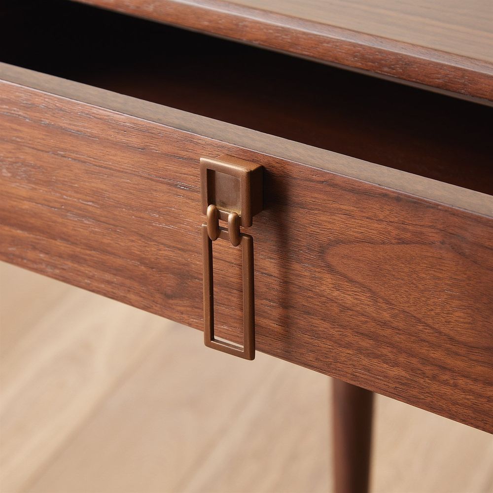 Triple Curve Desk - Walnut
