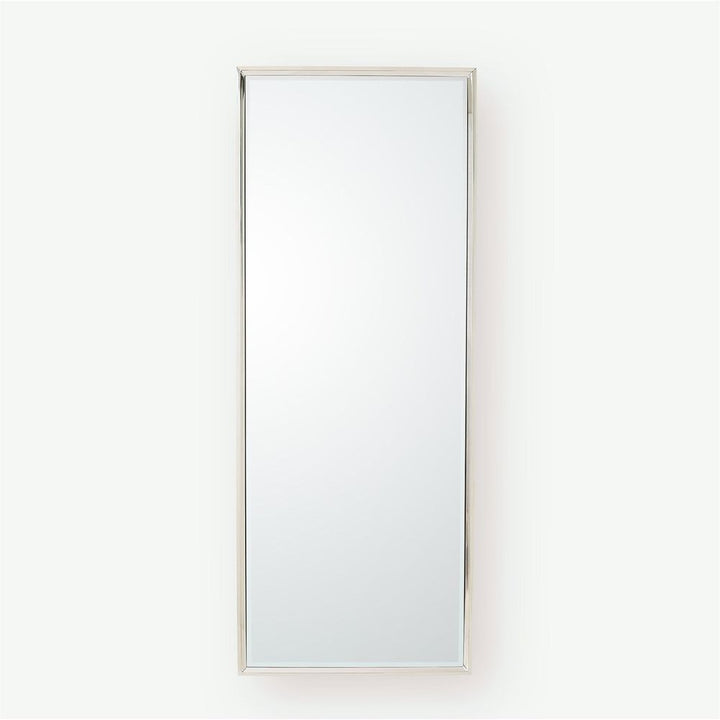 Standing Mirrors Reeves Floor Mirror-Nickel
