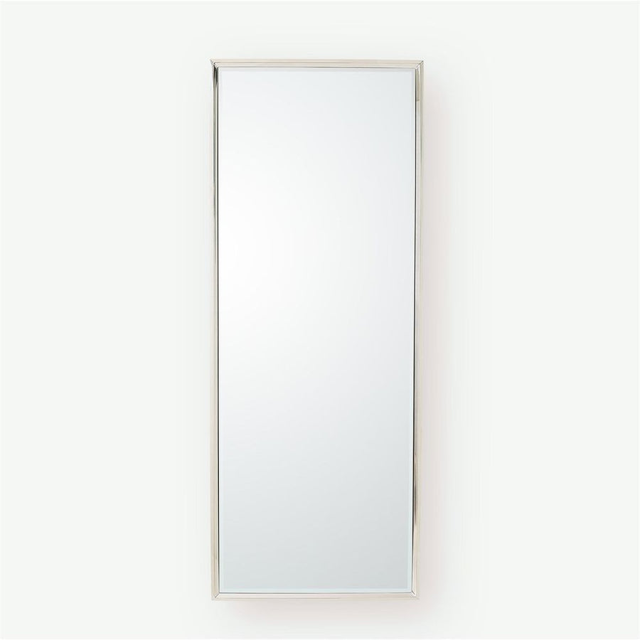 Standing Mirrors Reeves Floor Mirror-Nickel
