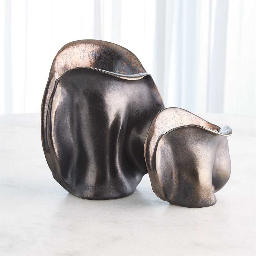 Vases Bocca Vase-Reactive Bronze-Lg