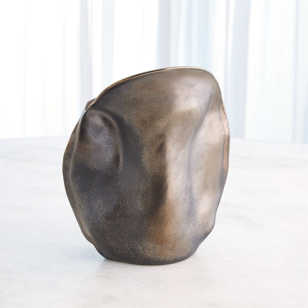 Bocca Vase-Reactive Bronze-Lg