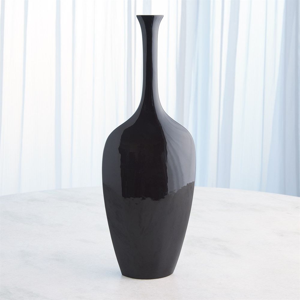 Vases Silhouette Vase-Black-Round