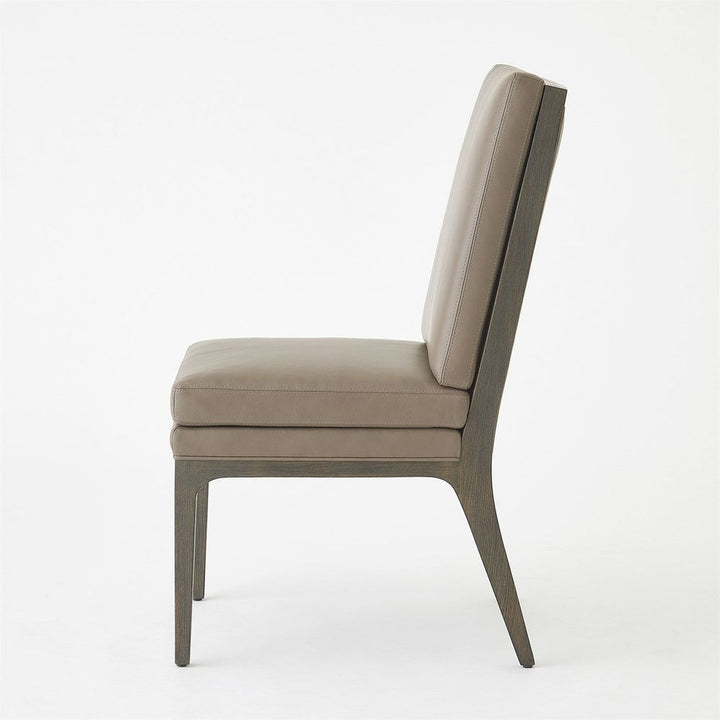 Dining Chairs Abbott Dining Chair-Grey Leather