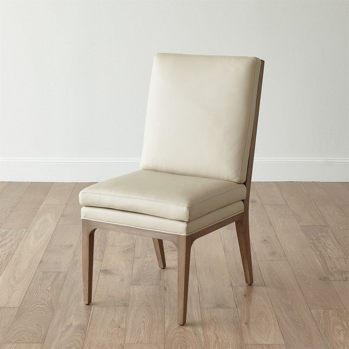 Abbott Dining Chair - Taupe Leather