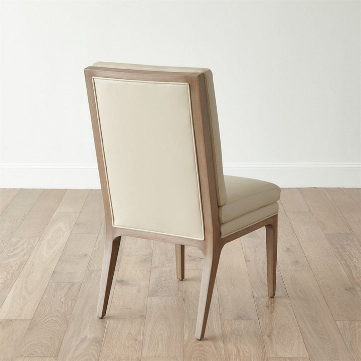Abbott Dining Chair - Taupe Leather