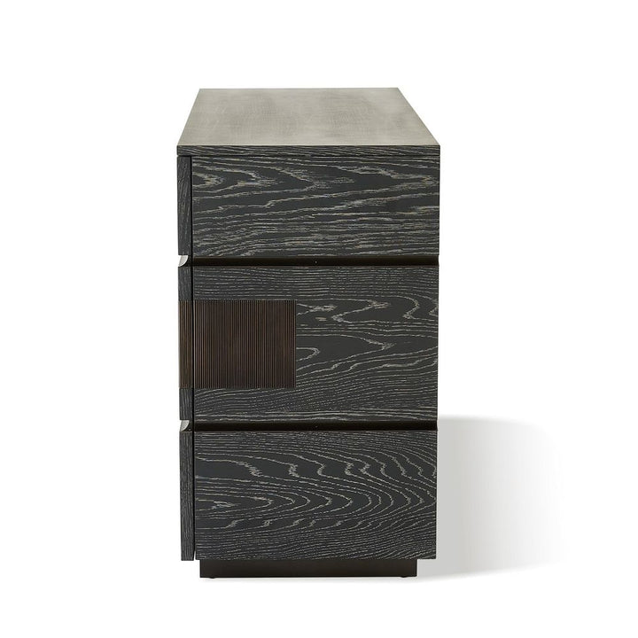 Brazil Dresser-Black Cerused Oak