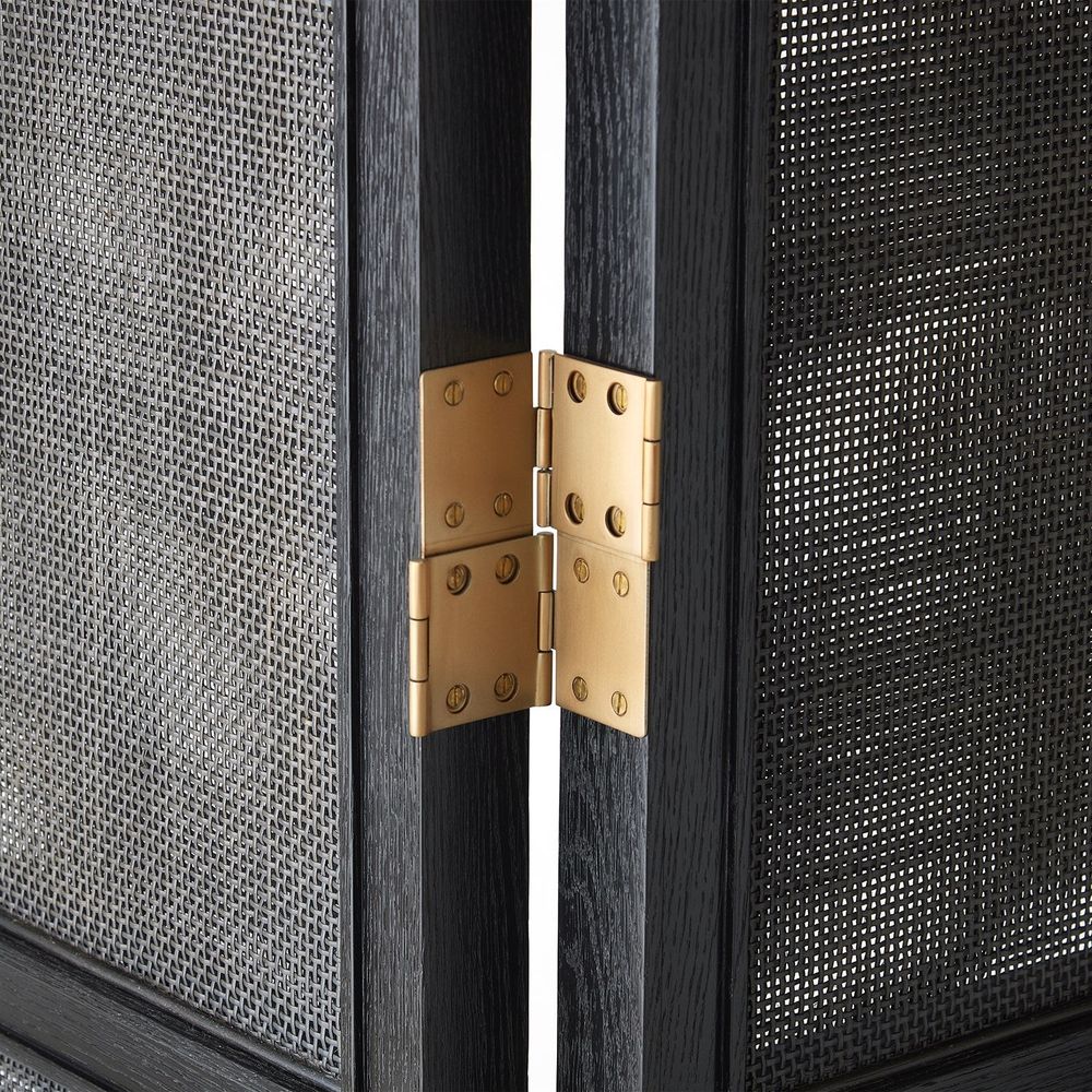 Room Dividers Josephine Screen-Blackened Oak
