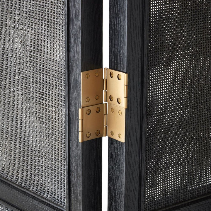 Room Dividers Josephine Screen-Blackened Oak