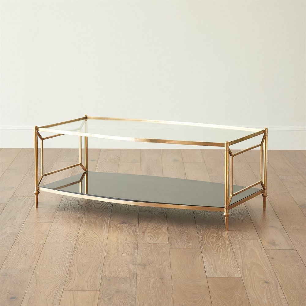 Coffee Tables Camber Cocktail Table-Brass