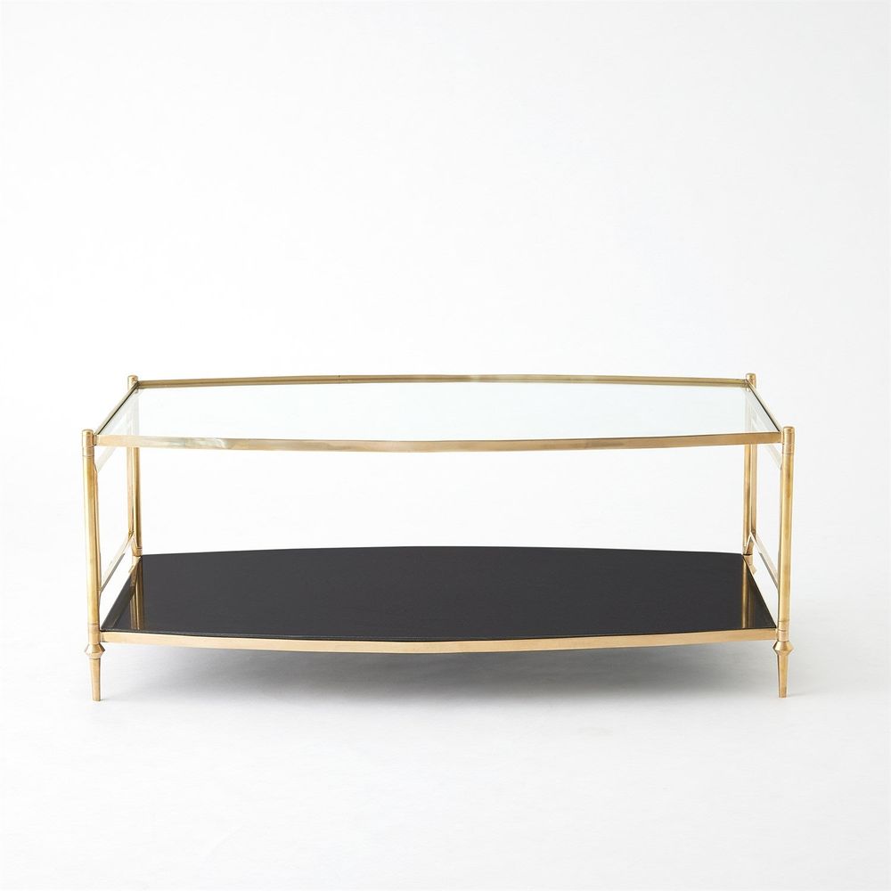 Coffee Tables Camber Cocktail Table-Brass
