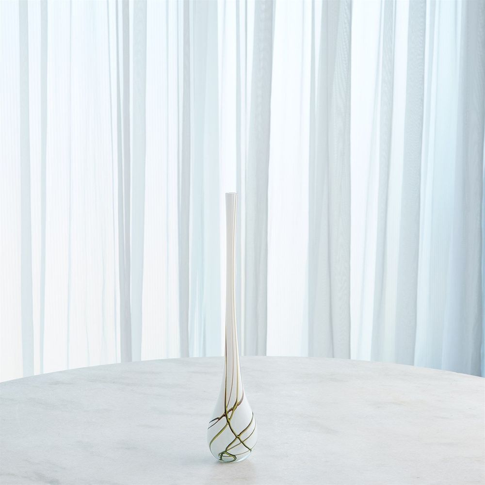 Vases Pollock Bulb Vase-White-Med