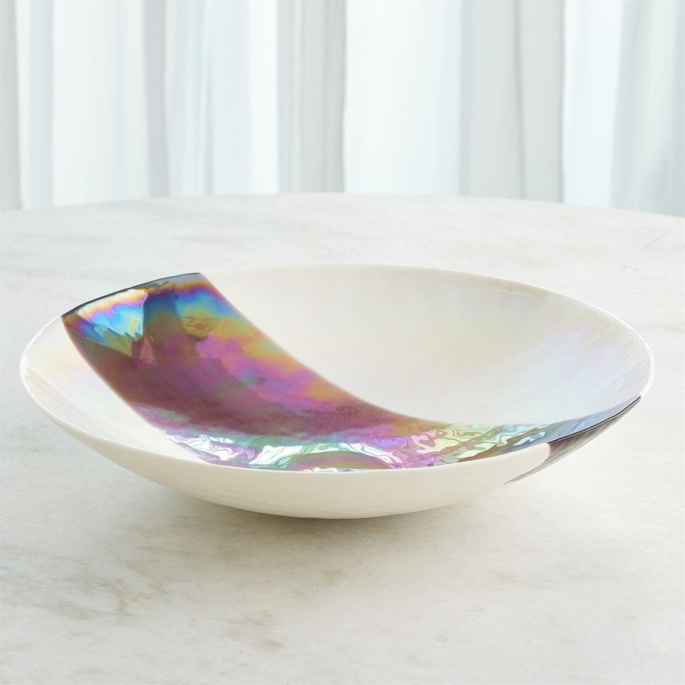 Mirabelle Centerpiece-Ivory/Plum