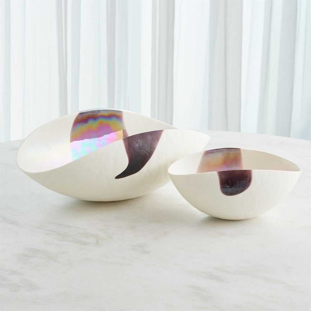 Bowls Mirabelle Bowl-Ivory/Plum-Sm