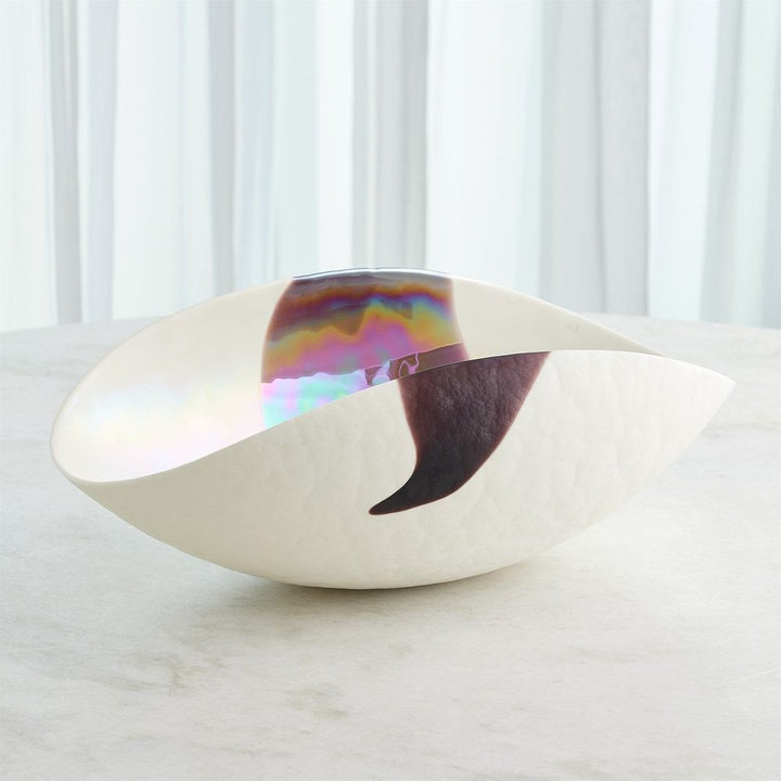 Mirabelle Bowl-Ivory/Plum-Lg