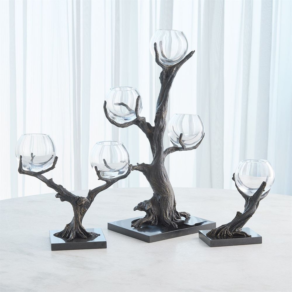 Monterey 2 Vase Holder-Natural Iron