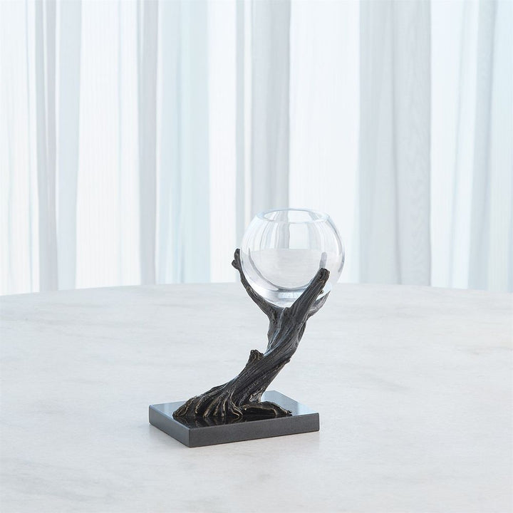 Monterey 3 Vase Holder-Natural Iron