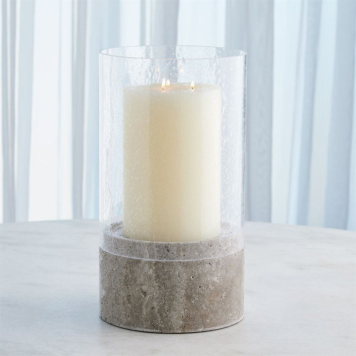 Candle Holders Priory Hurricane-Titanium