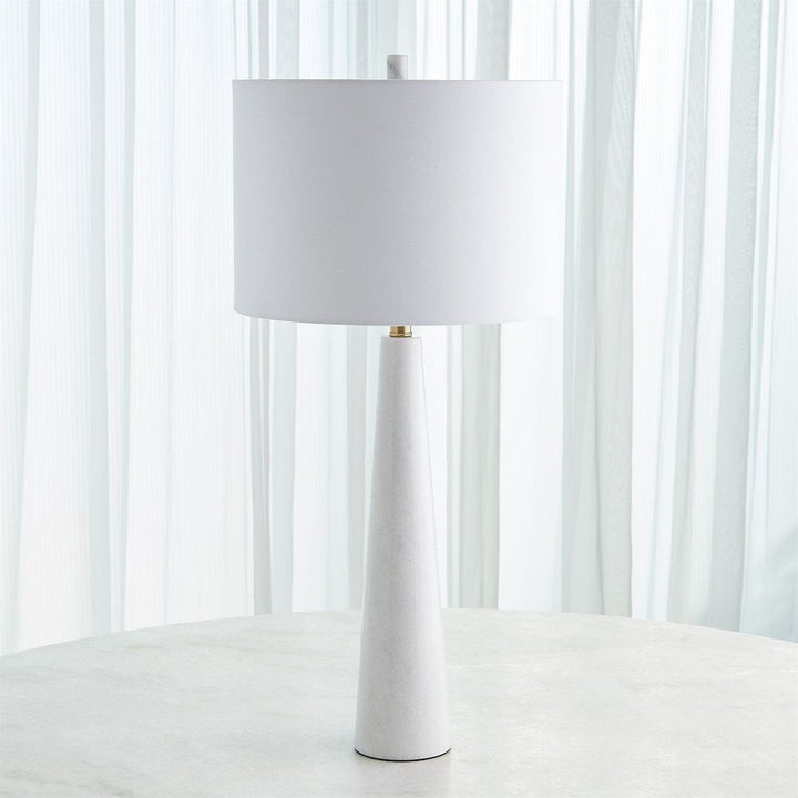 Table Lamps Pinnacle Marble Lamp-White
