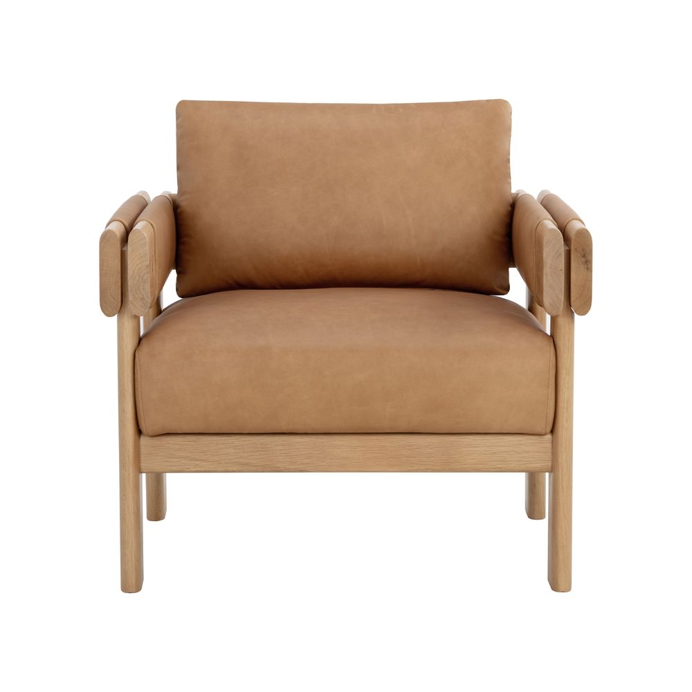 Lounge Chairs Carmichael Lounge Chair - Ludlow Sesame Leather