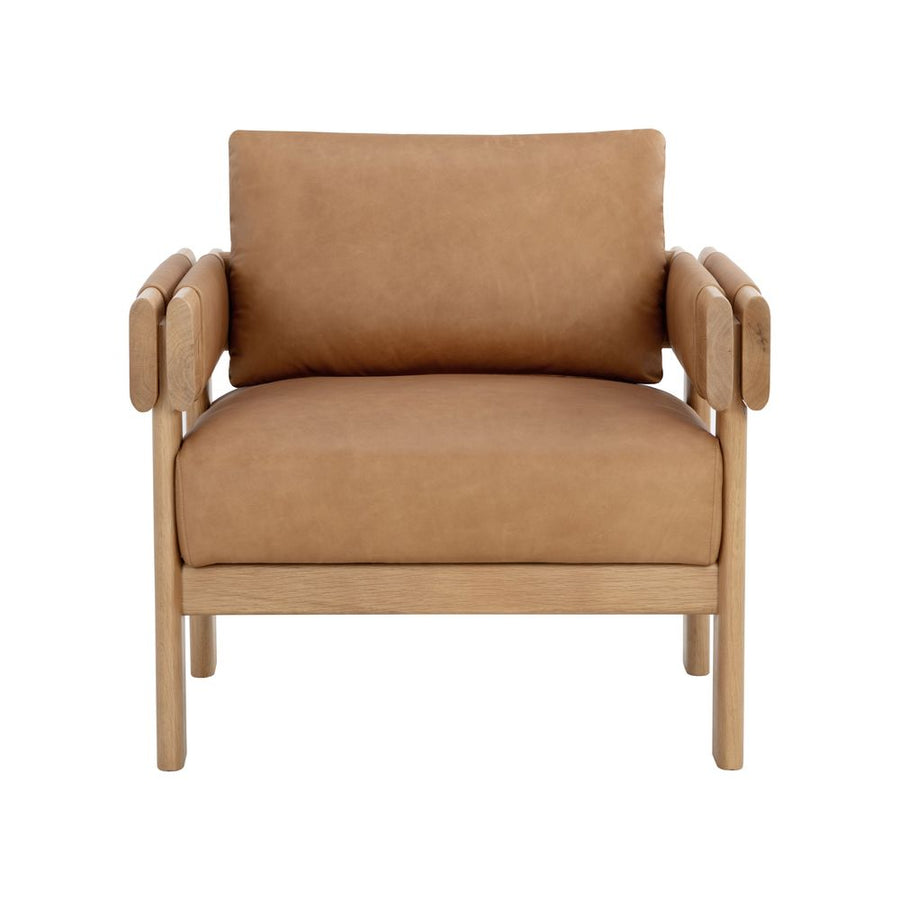 Lounge Chairs Carmichael Lounge Chair - Ludlow Sesame Leather