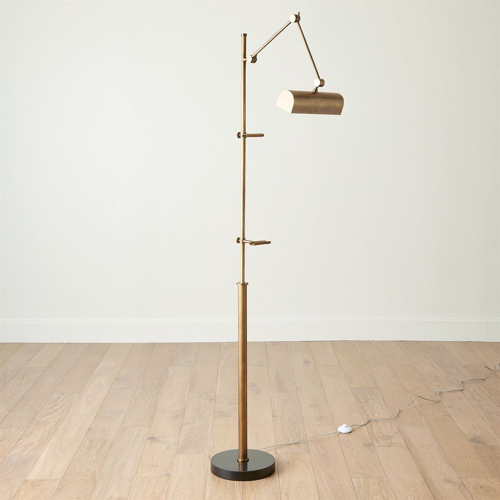 Display Floor Lamp-Brass