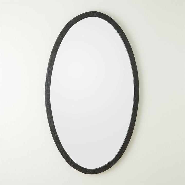 Wall Mirrors Oval Mirror-Forged Iron