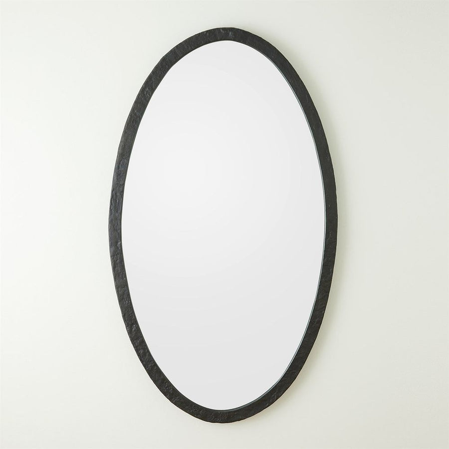 Wall Mirrors Oval Mirror-Forged Iron