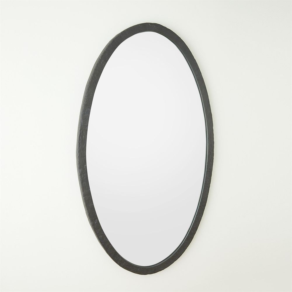 Wall Mirrors Oval Mirror-Forged Iron