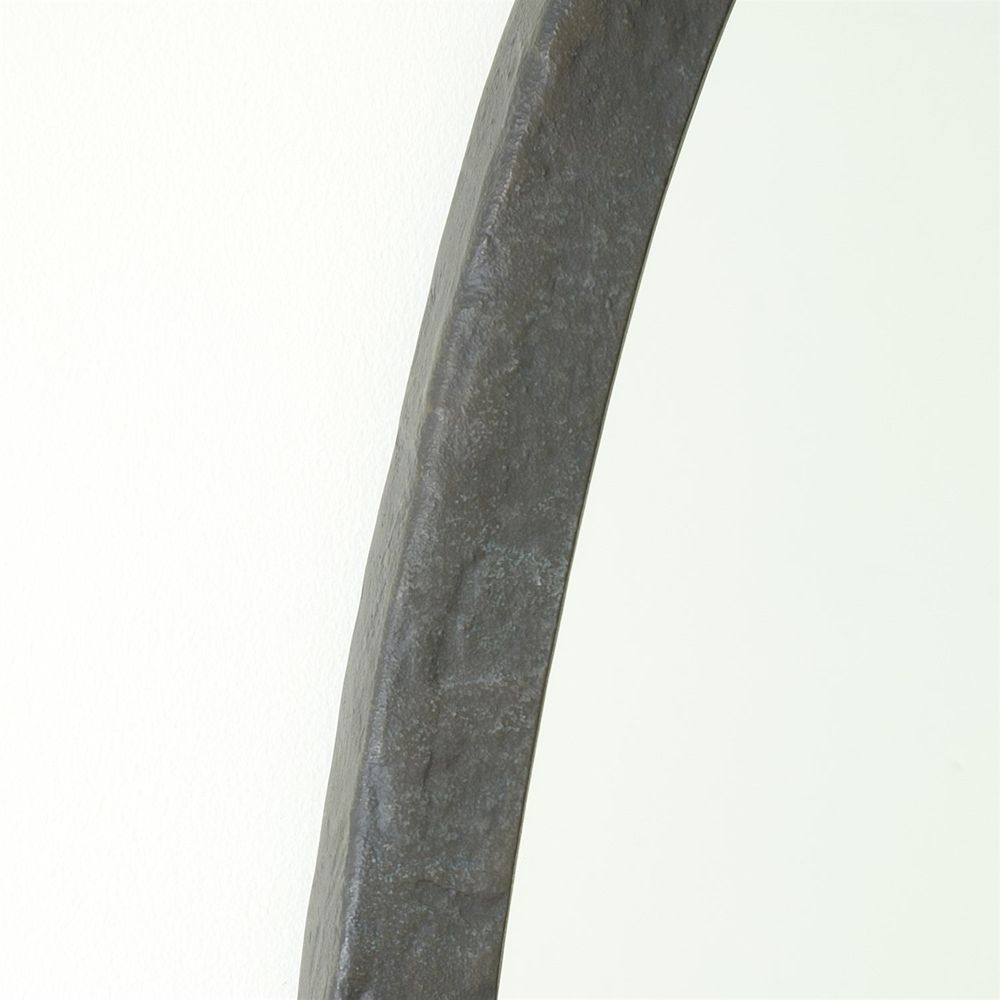 Wall Mirrors Oval Mirror-Forged Iron