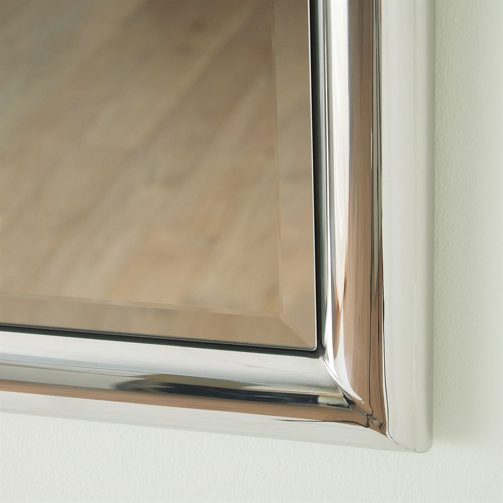 Standing Mirrors Bennett Floor Mirror-Nickel