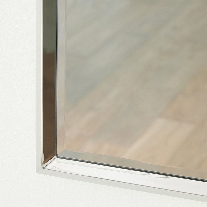 Reeves Floor Mirror-Nickel